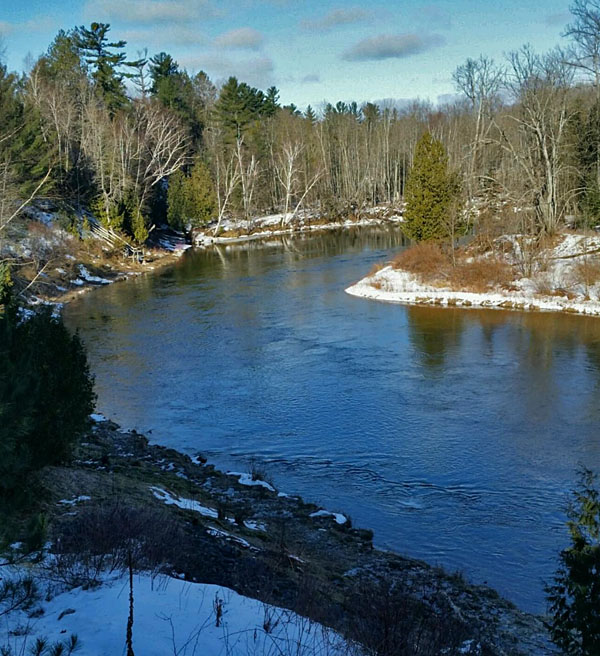 Winter Steelheading - Streamside Au Sable River Fly Fishing Guides